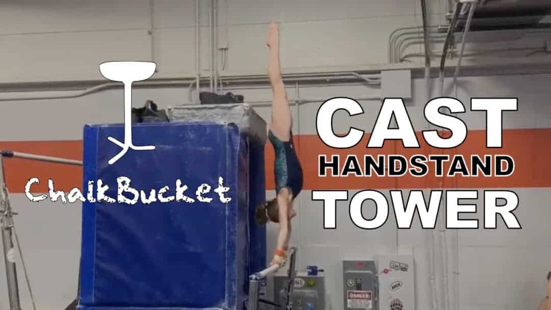 Kip Cast Handstand Tower Gymnastics Drill