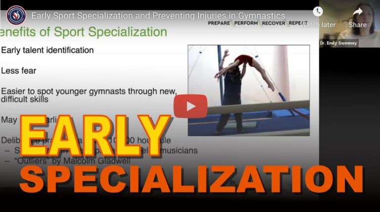Early Sport Specialization and Overuse Injuries In Gymnastics